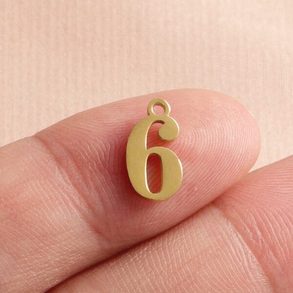 New Wholesales Stainless Steel Mirror Polished Fashion Necklace Number Pendants - Image 4