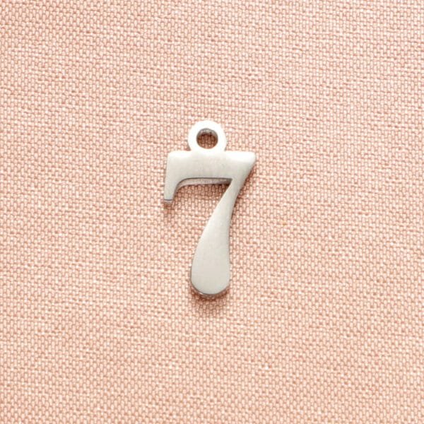 New Wholesales Stainless Steel Mirror Polished Fashion Necklace Number Pendants - Image 5