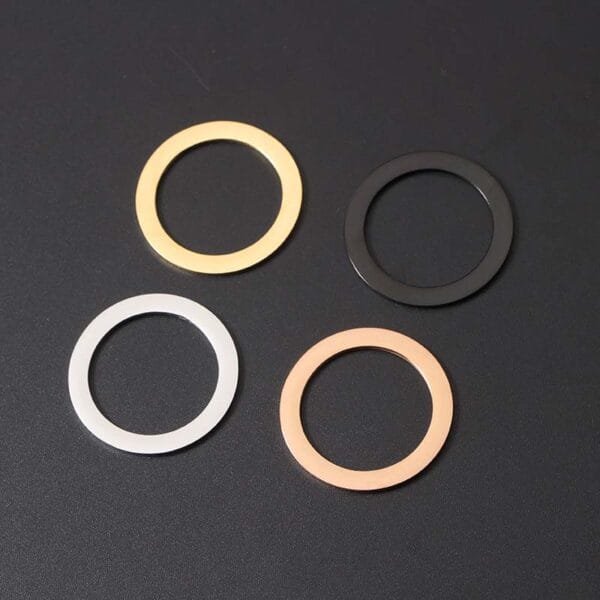 New Arrival Stainless Steel Pendant Mirror Polished Big Circle Custom Fashion Gold Plated Pendant