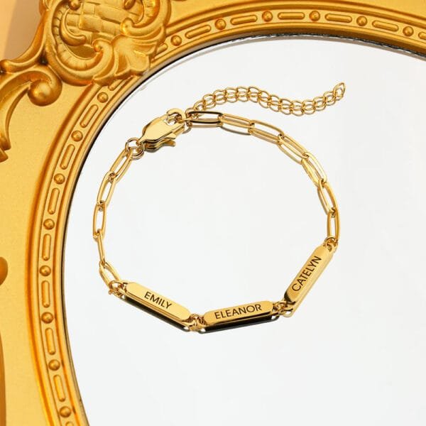 Factory Sales Stainless Steel Blank Custom Name Gift Engraved Fashion Jewelry Bracelets for Men Women - صورة 3