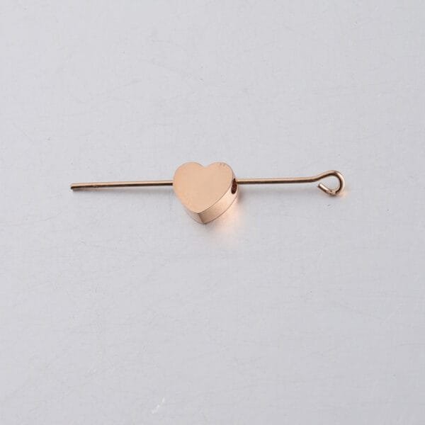 New Fashion Design Stainless Steel Custom Logo Bracelet Necklace DIY Jewelry Heart Pendants Charms - Image 6