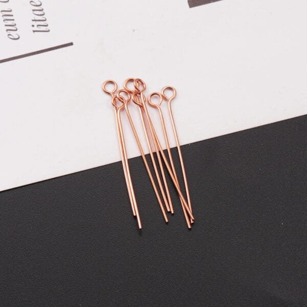 Factory Price Stainless Steel Jewelry Findings Beads Pin Connectors T Needles 9 Needles Spins - صورة 3