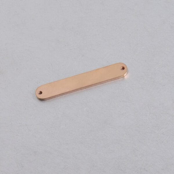 Blank Stamping Rectangle Connector DIY Stainless Steel Oval Shape Charms - Image 5