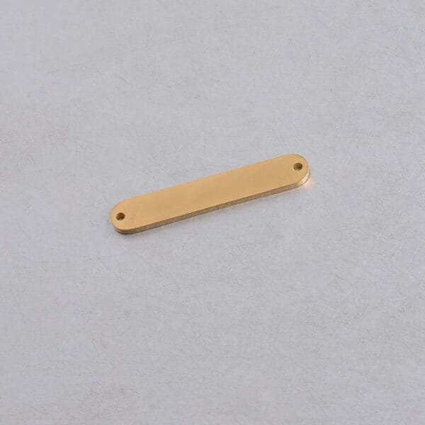 Blank Stamping Rectangle Connector DIY Stainless Steel Oval Shape Charms - Image 6
