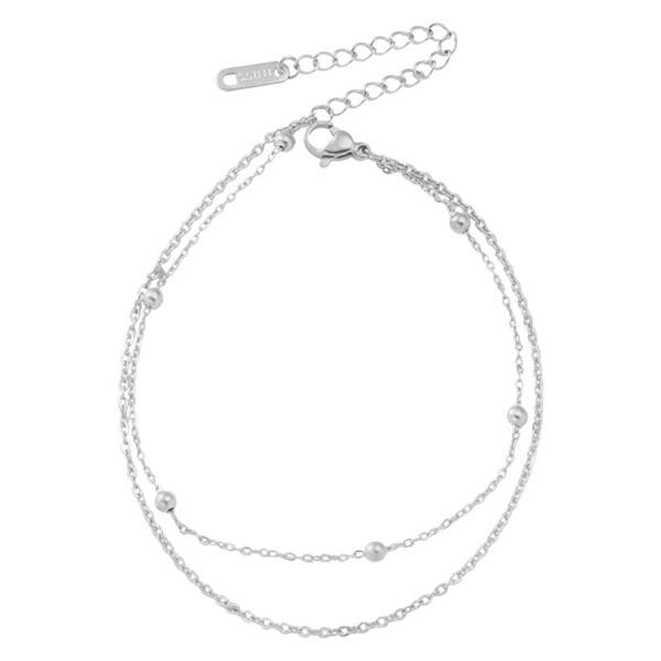 2022 Hot Sale Stainless Steel 18K Gold Plated DIY Beaded Chain Bracelet With High Popularity - Image 6