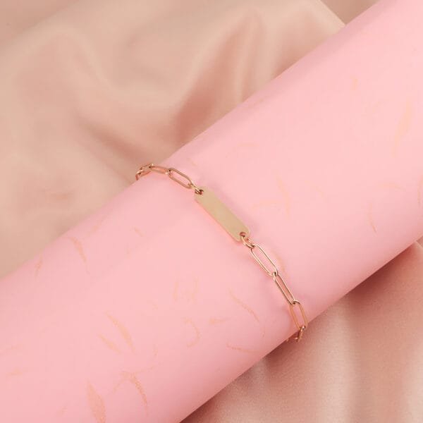 Elegant New Arrival Stainless Steel 18K PVD Non Tarnish Custom Logo Bracelets Charm - Image 3