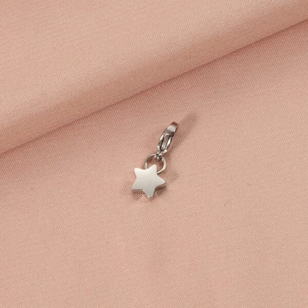 DIY Jewelry Pendant Non Tarnish 18K PVD Cute Small Stainless Steel Star Pendant - صورة 5
