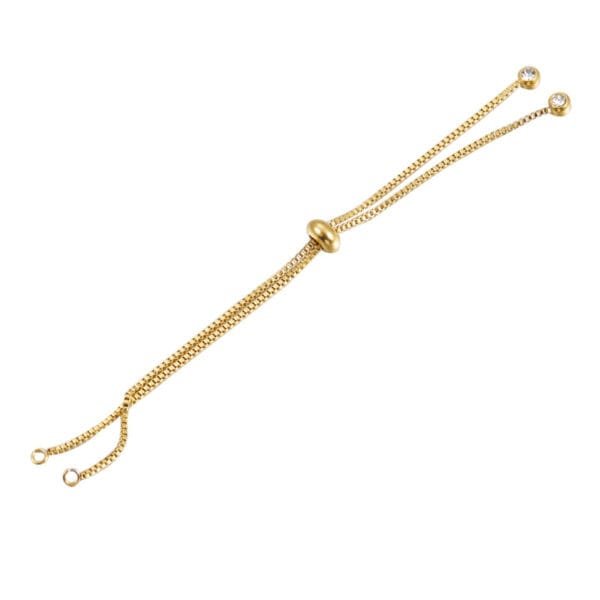 Stainless Steel Extender Box Chain Bracelet DIY Jewelry Findings Bracelet Bolo Chain - Image 4