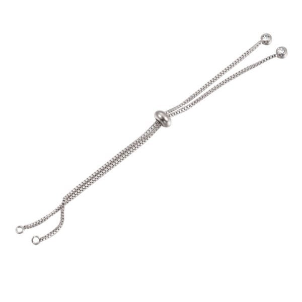 Stainless Steel Extender Box Chain Bracelet DIY Jewelry Findings Bracelet Bolo Chain - Image 6