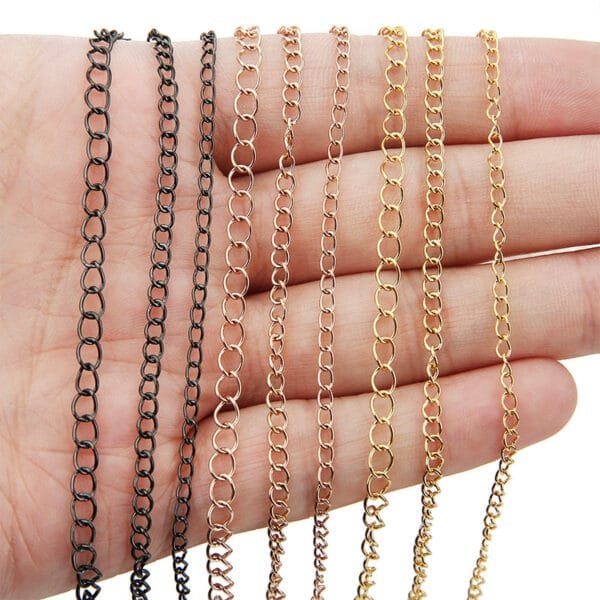OEM Stainless Steel Chain Extender 18K PVD Plated DIY Jewelry Findings - Imagen 6