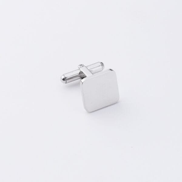 Customized New Stainless Steel Mirror Polished 18K Gold Plated Custom Blank Men's Shirt Square Cufflinks - Bild 3