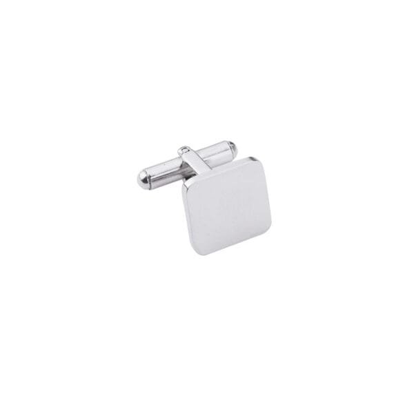 Customized New Stainless Steel Mirror Polished 18K Gold Plated Custom Blank Men's Shirt Square Cufflinks - Bild 6
