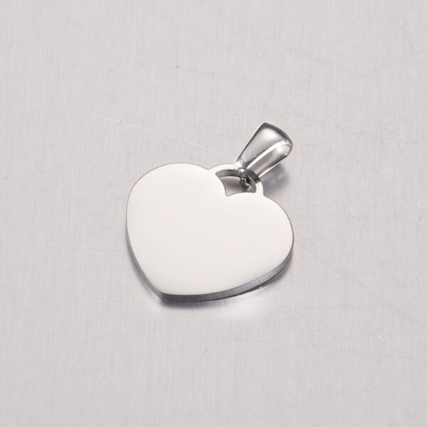 Popular Heart Pendants Charms Custom Logo Stainless Steel 18K Gold Plated Fashion Jewelry - Image 4